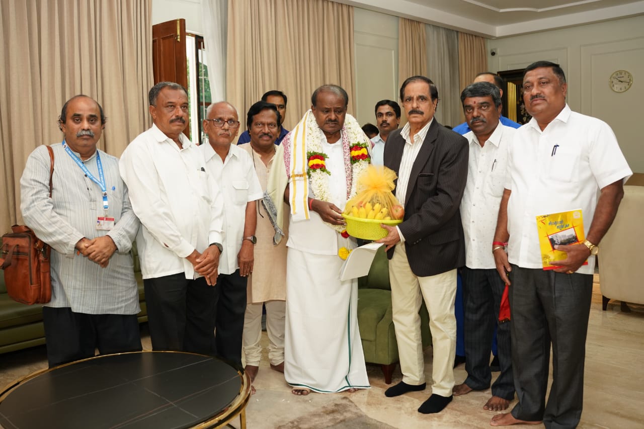 ಕೇಂದ್ರೀಯ ಸದನ ಕನ್ನಡ ಸಂಘ ಕಚೇರಿ ಉಳಿಸಿಕೊಡುವ ಸ್ಪಷ್ಟ ಭರವಸೆ – ಕೇಂದ್ರ ಸಚಿವ ಎಚ್.ಡಿ. ಕುಮಾರಸ್ವಾಮಿ