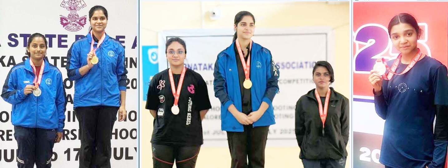 ಚಿನ್ನ-ಬೆಳ್ಳಿ ಮುಡಿಗೇರಿಸಿದ ಎಂ.ಎಸ್.ಪುಣ್ಯ-ವರ್ಷಿಣಿ-ಪವನಿ ಕಾಮತ್-ಚೇತನ್ ಓಬು ಲಕ್ಷ್ಮಿ