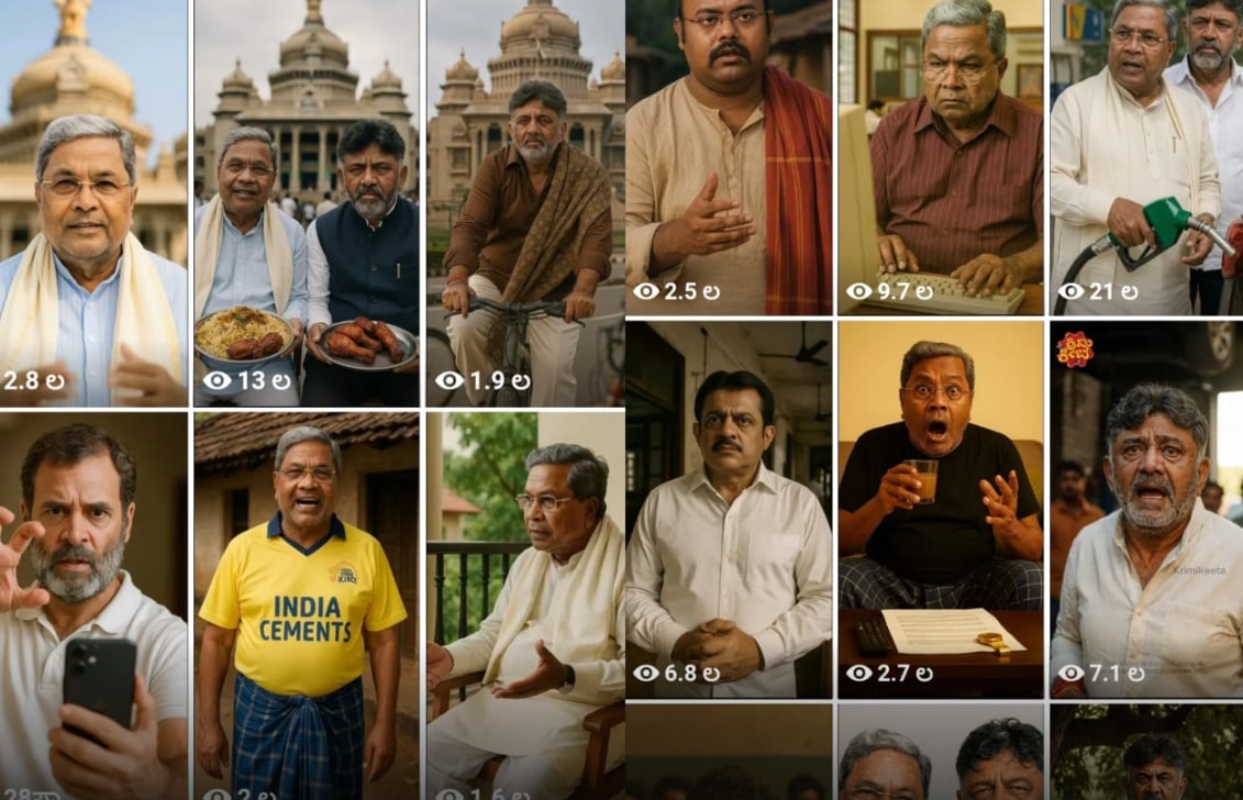 ಬೆಂಗಳೂರು: ಕಾಂಗ್ರೆಸ್ ಮುಖಂಡರ ‘ಟ್ರೋಲ್’ Deepfake ವಿಡಿಯೋ—Crimi Keet ಖಾತೆ ವಿರುದ್ಧ ಎಫ್‌ಐಆರ್