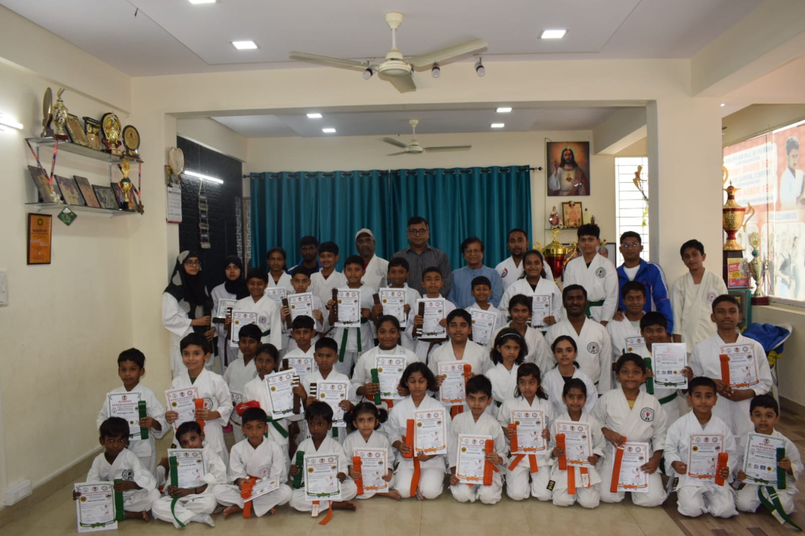 KOKINO SHITO RYU KARATE SCHOOL OF INDIA CONDUCTED GRADING CEREMONY AT KOKINO KINGS